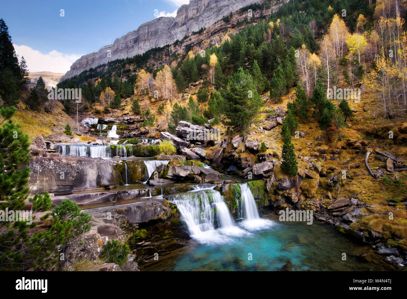 Ordesa y Monte Perdido National Park, Huesca, Spanish Pyrenees Stock Photo
