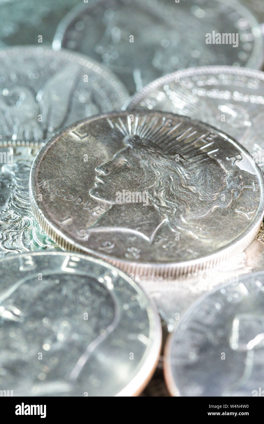 Silver dollar likeness hires stock photography and images Alamy