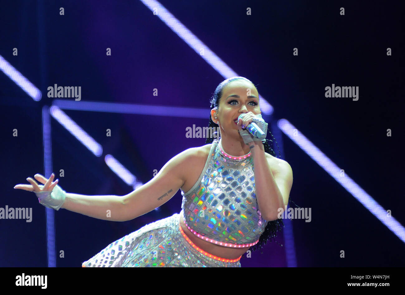 Katy Perry Rocks Singer Katy Perry during her show at Rock in Rio 2015 in Rio de Janeiro ...