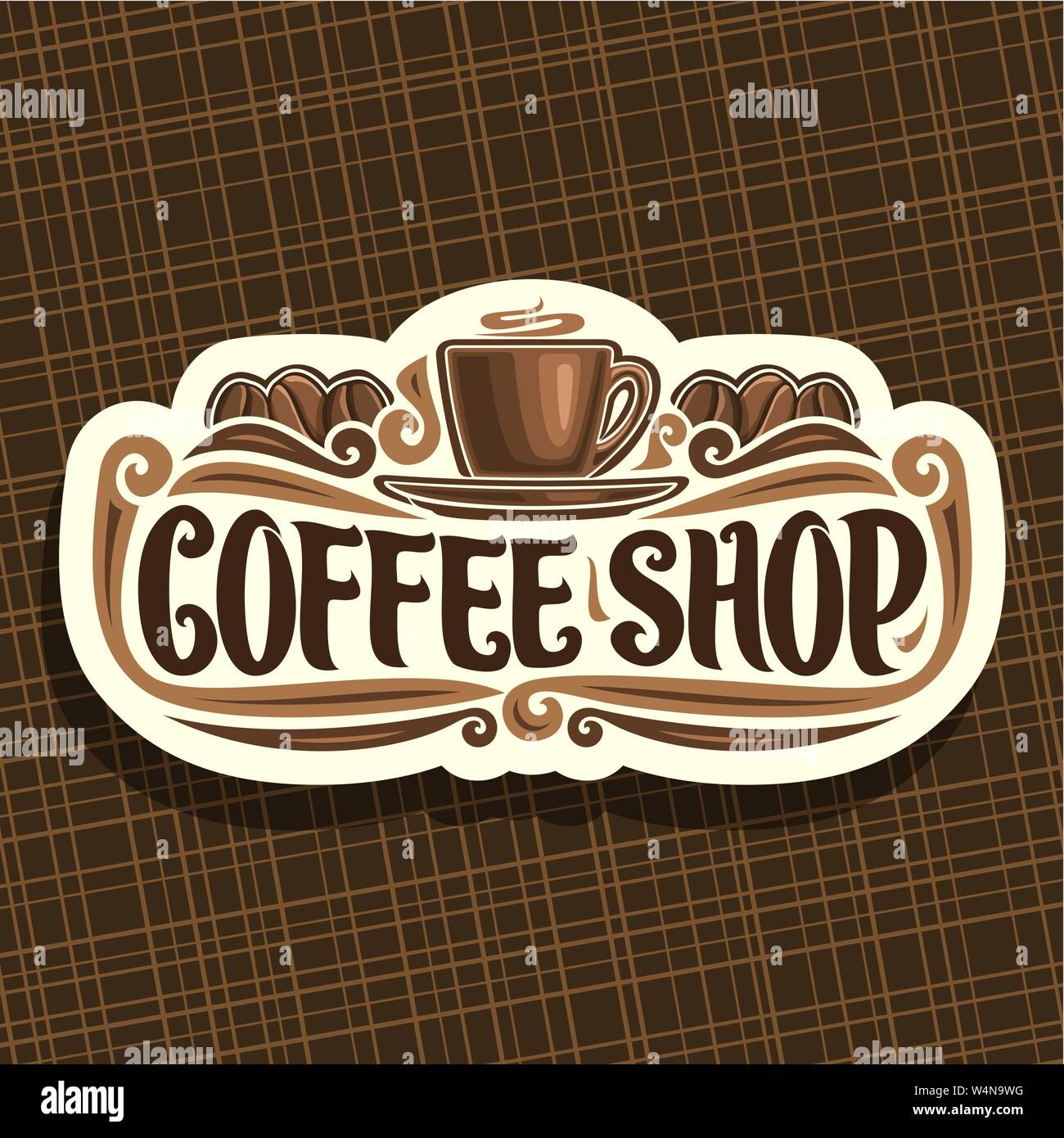 Vector logo for Coffee Shop Stock Vector Image & Art - Alamy