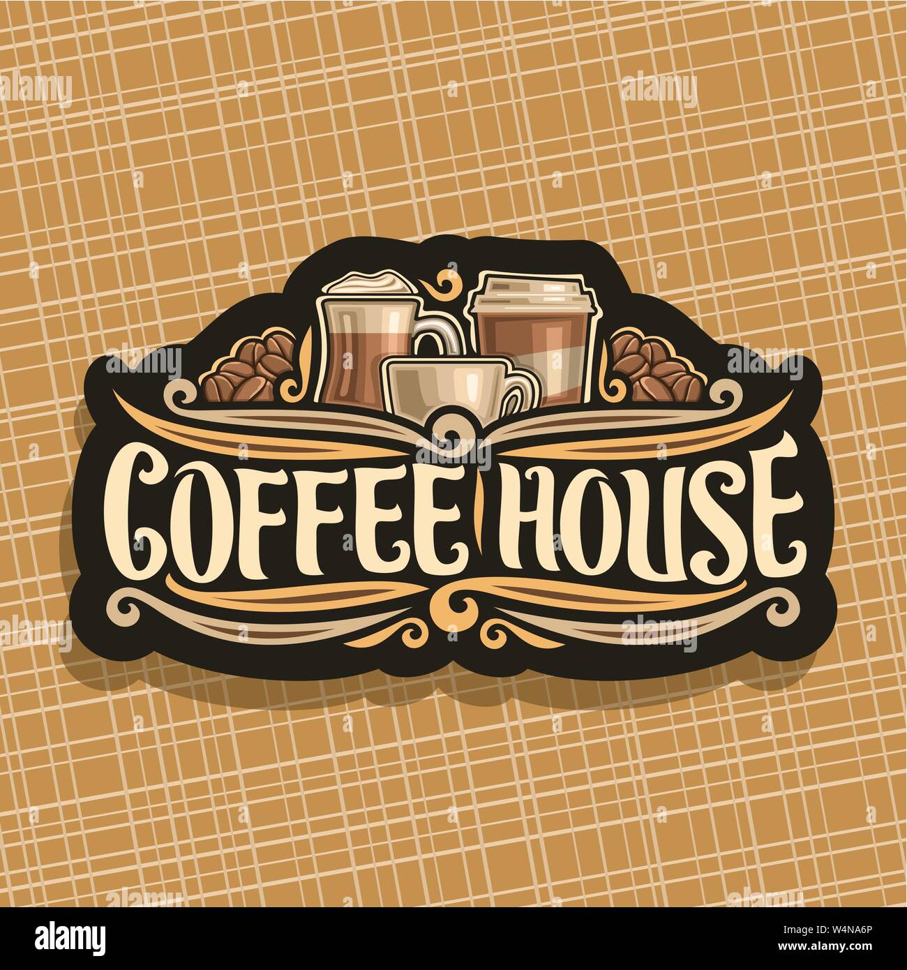 Vector logo for Coffee House Stock Vector