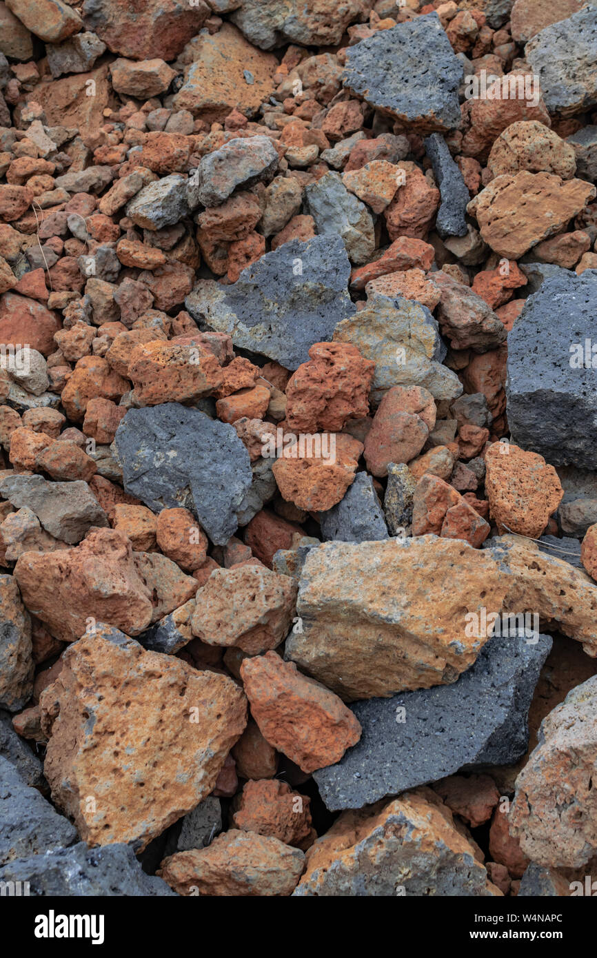 Colorful volcanic rocks texture Stock Photo - Alamy