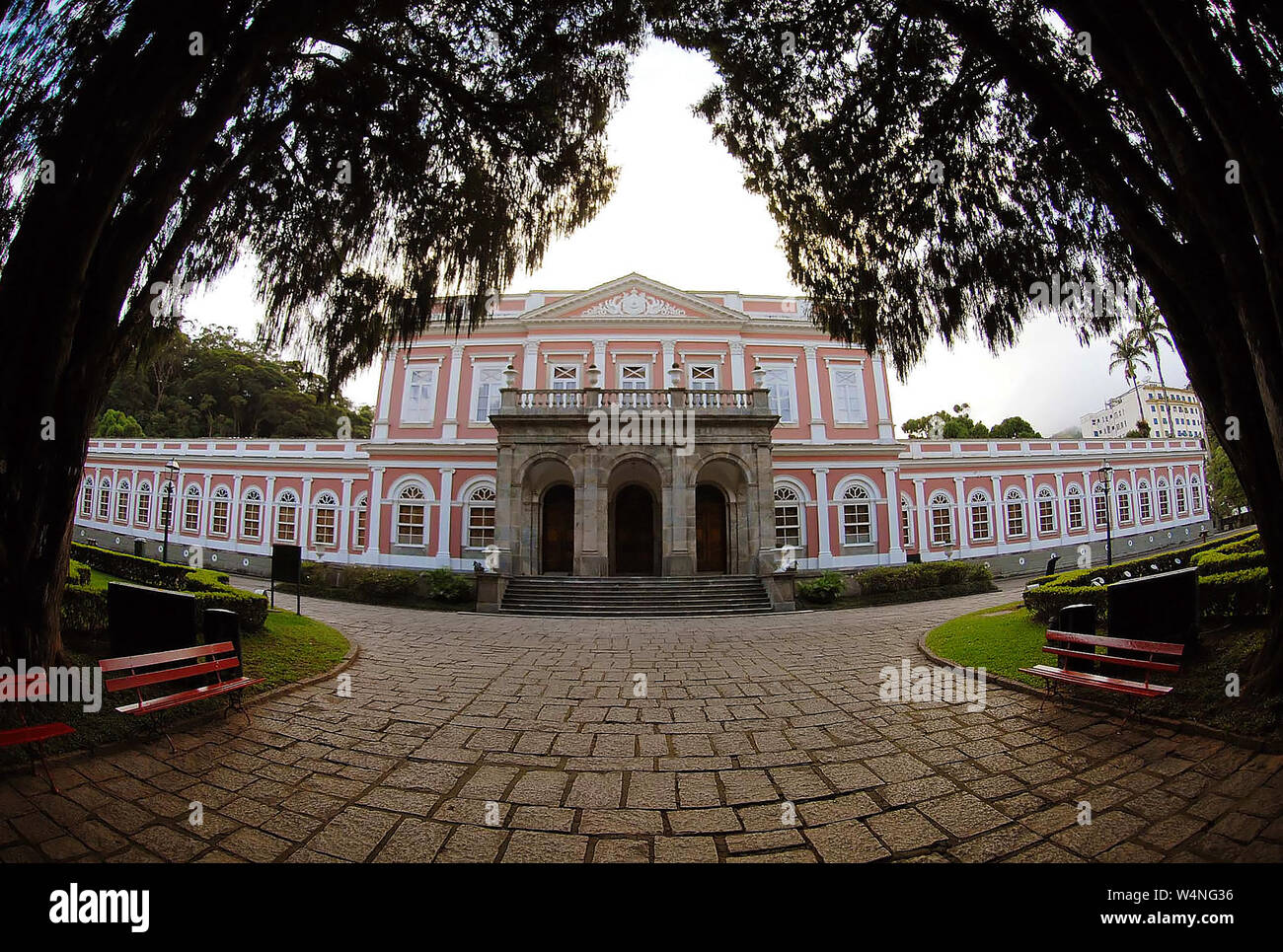 Petropolis, Brazil, April 29, 2011. Imperial Museum, located in the historical center of the city of Petropolis in the state of Rio de Janeiro Stock Photo