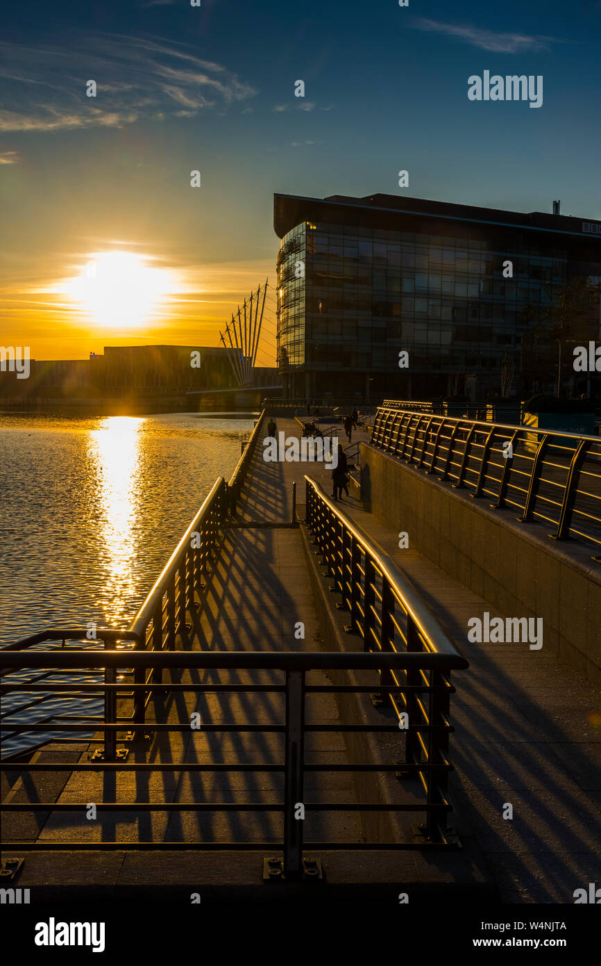 The BBC Quay House And The North Bay Waterfront At The MediaCityUK 