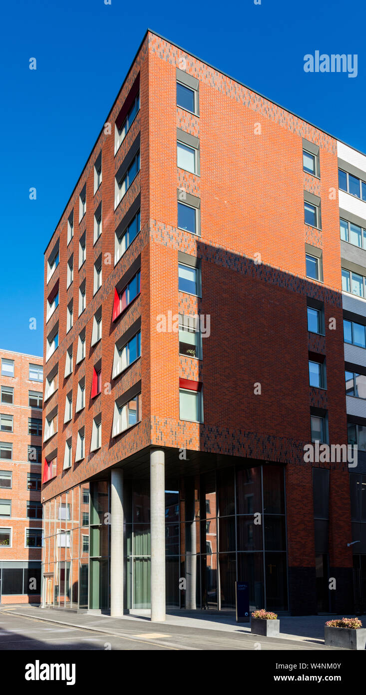 The Sawmill Court apartment block, Ancoats, Manchester, England, UK