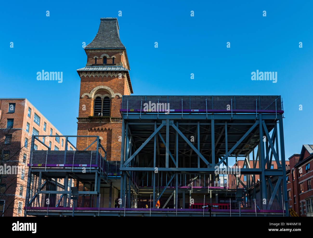 The Oglesby Centre extension at Hallé St. Peter's under construction