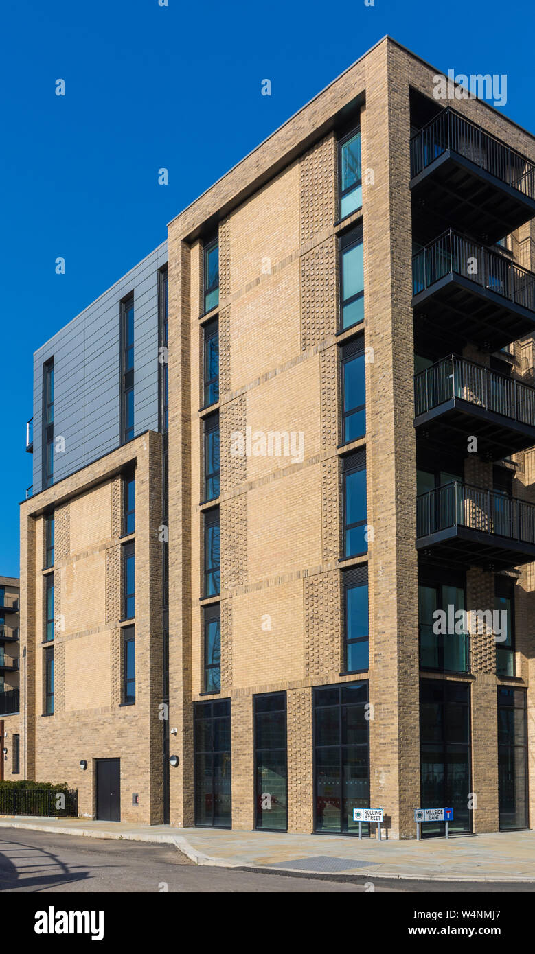 Apartment block at the Middlewood Locks development, Salford