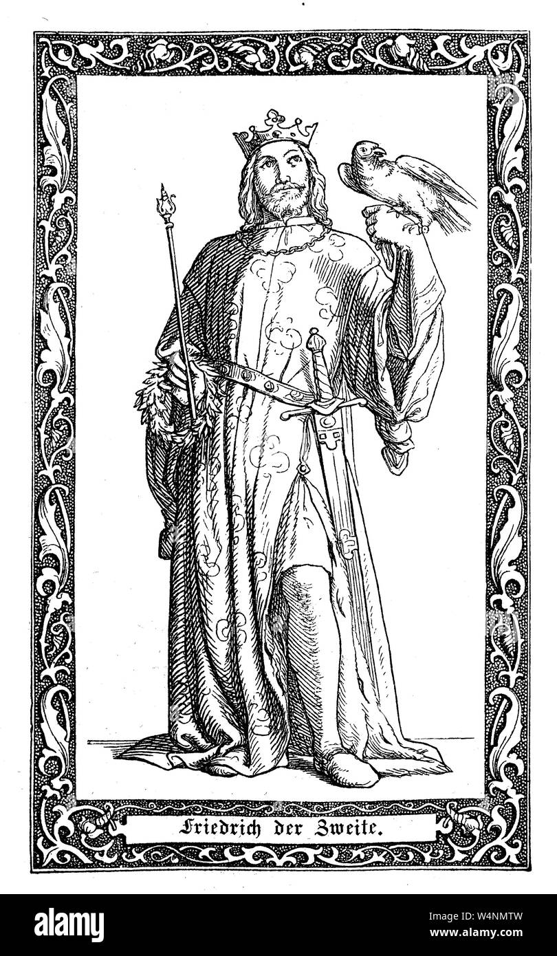 Frederick ii 1194 1250 Cut Out Stock Images & Pictures - Alamy