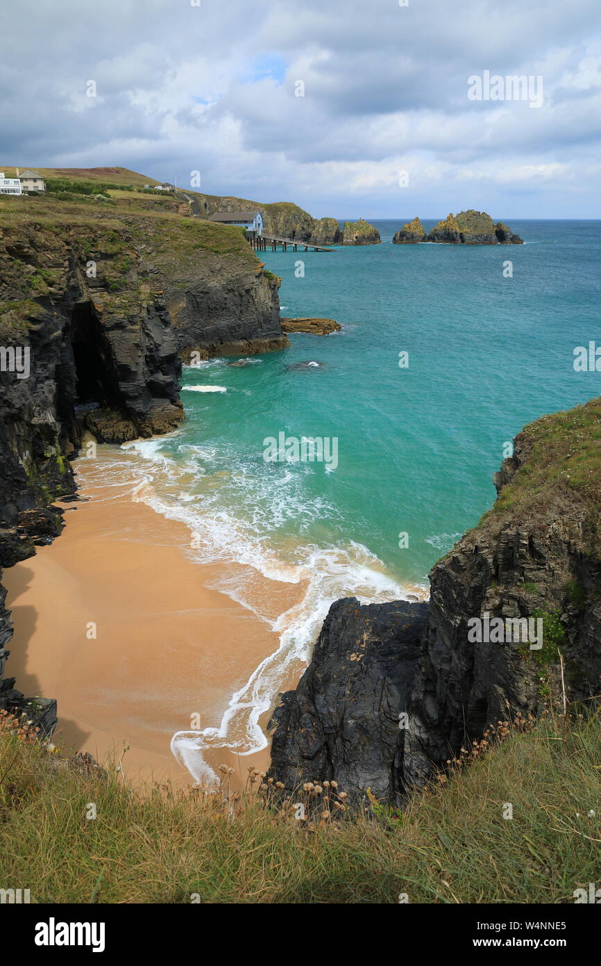 Mother Ivey's bay, North Cornwall, England. UK Stock Photo