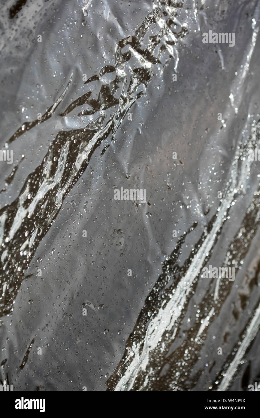 Rain drops on camping tent macro background fine art high quality prints products fifty megapixels Stock Photo