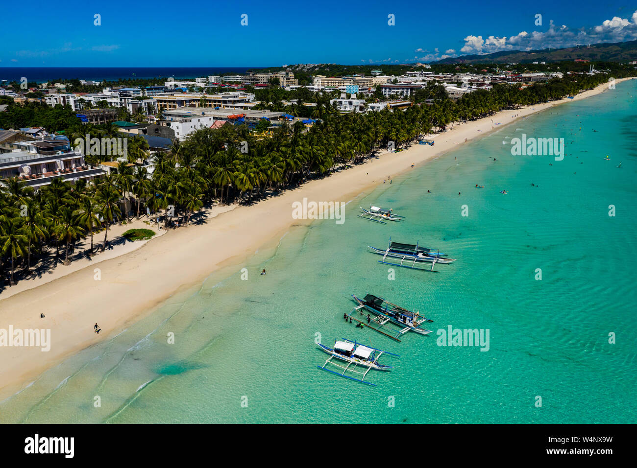 Boracay boats philippines hires stock photography and images Alamy