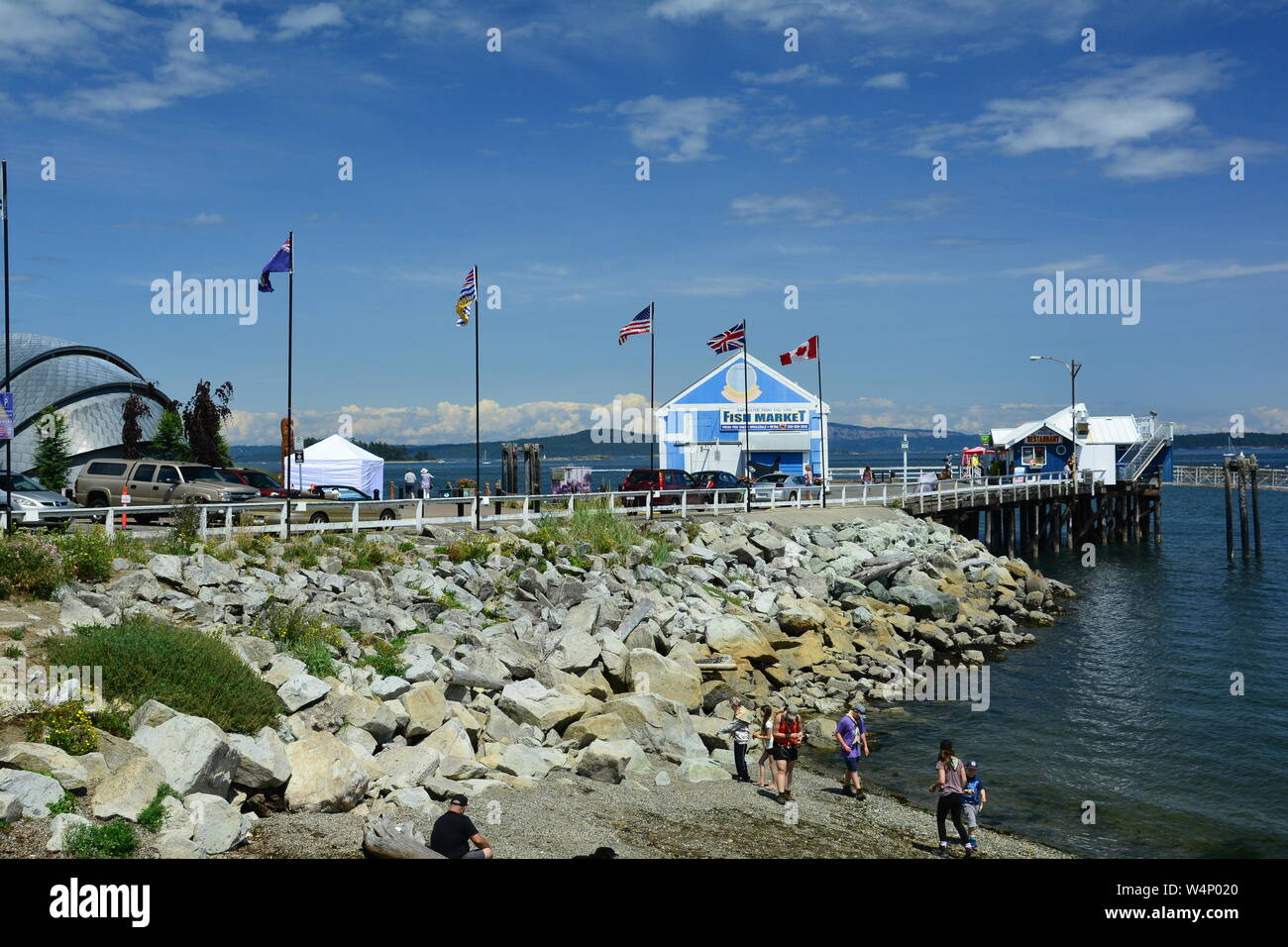 Sidney by the Sea in beautiful BC Stock Photo Alamy