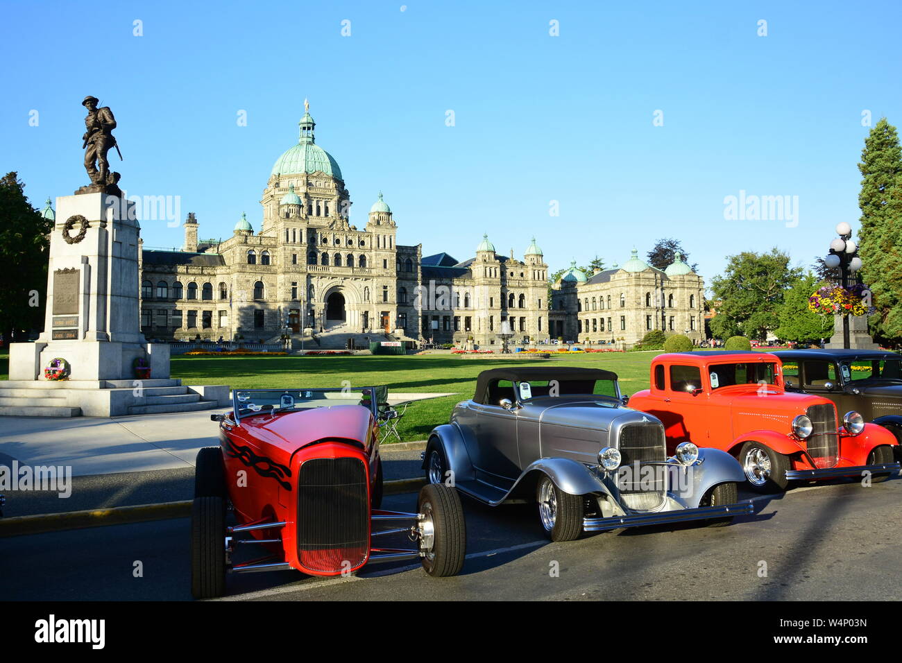Deuce Coupe days car show in Victoria BC.Canada. Stock Photo