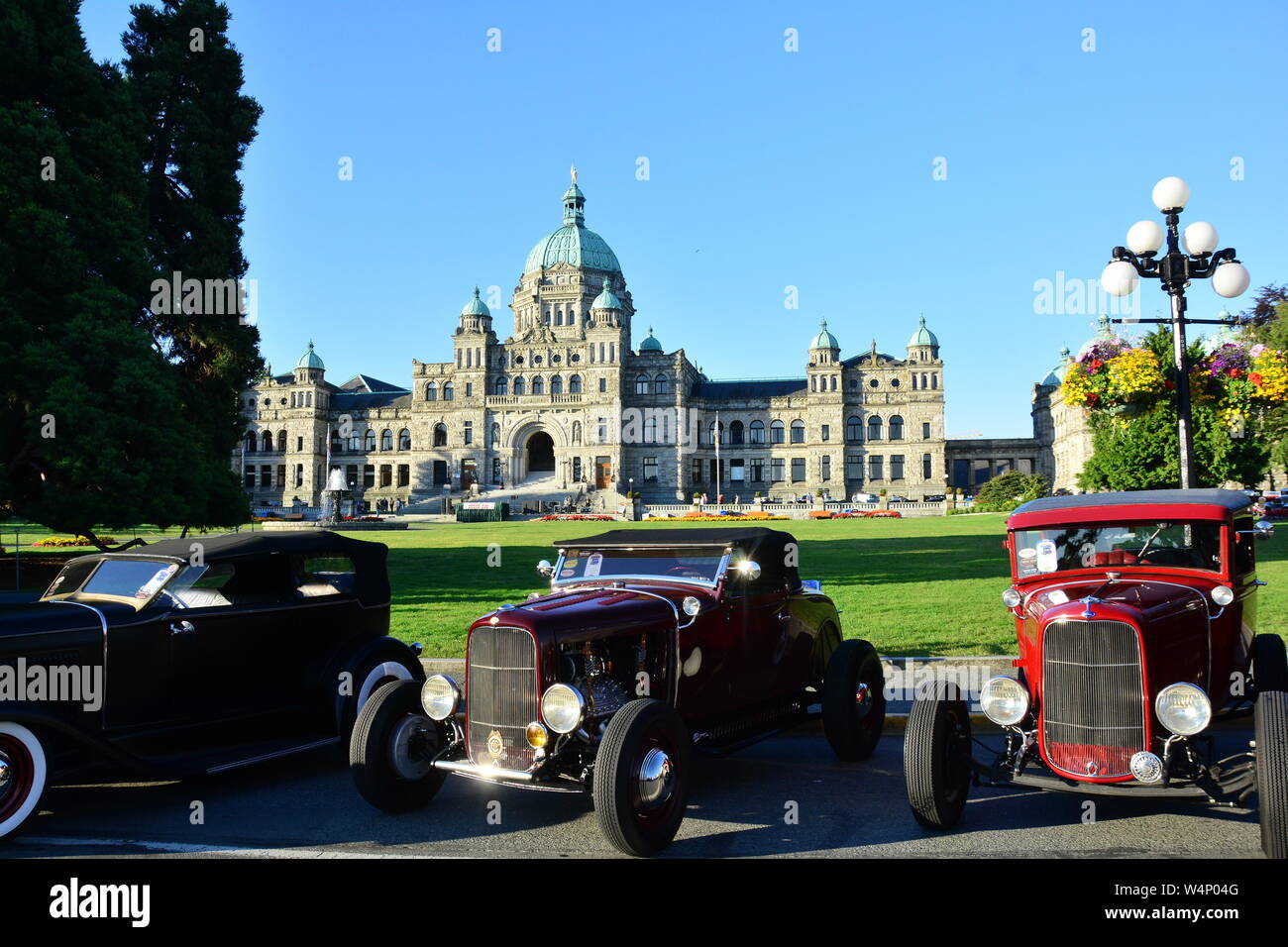Deuce Coupe days car show in Victoria BC.Canada. Stock Photo