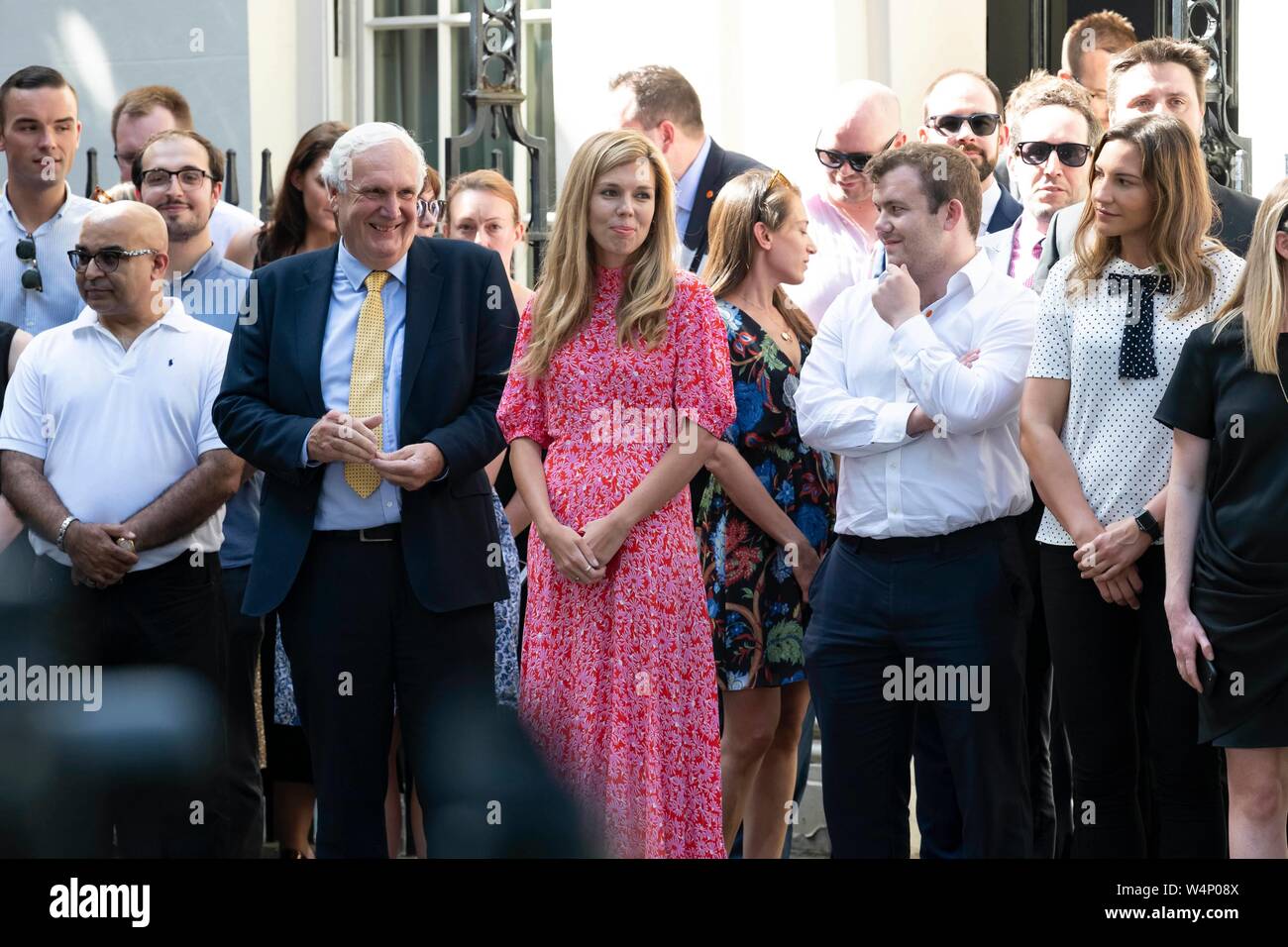 Boris Johnson‚Äôs girlfriend Carrie Symonds at Downing Street during