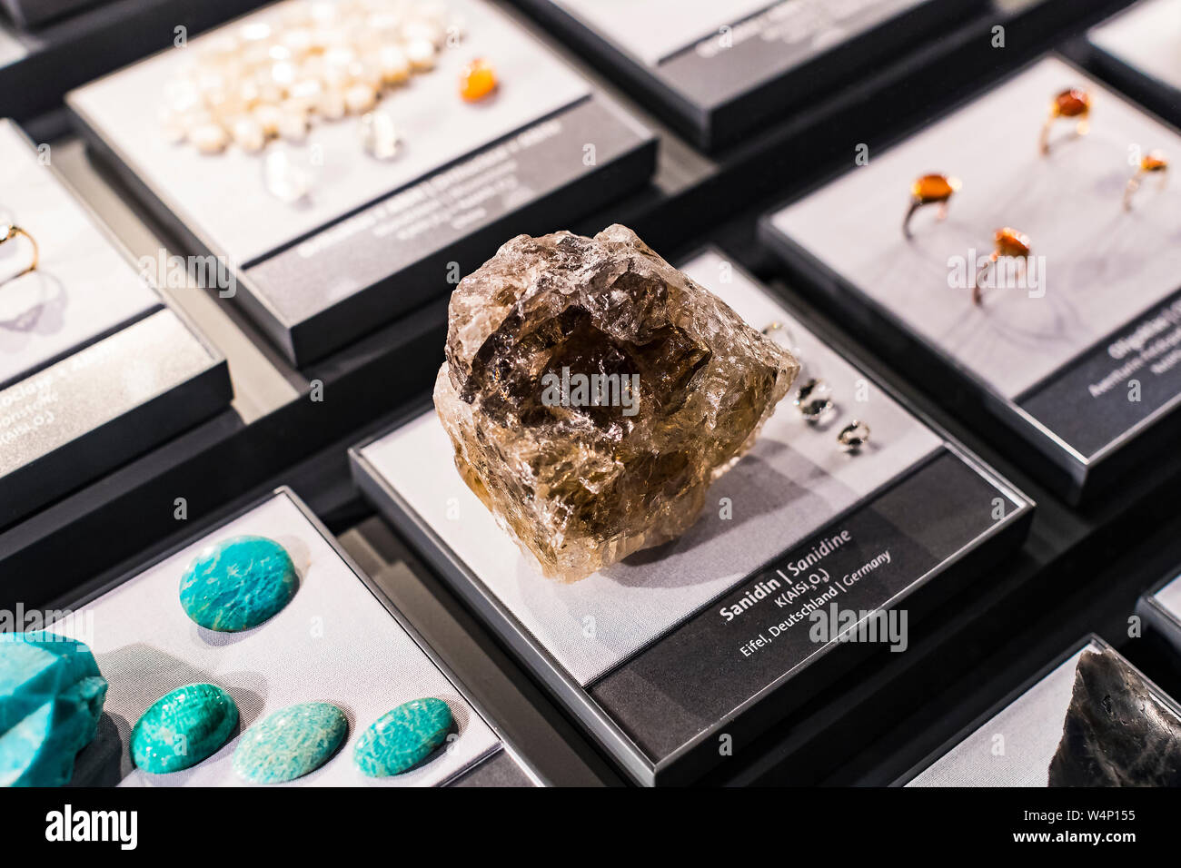 3 SEPTEMBER 2018, VIENNA, AUSTRIA: Exposition of precious and ...
