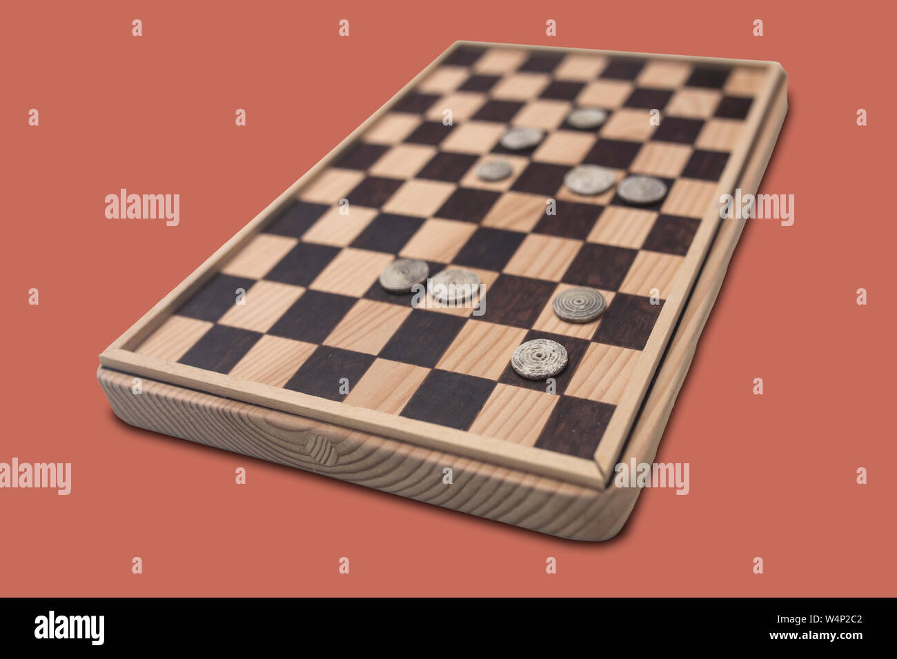 Reconstruction of ancient roman board game of Ludus latrunculorum