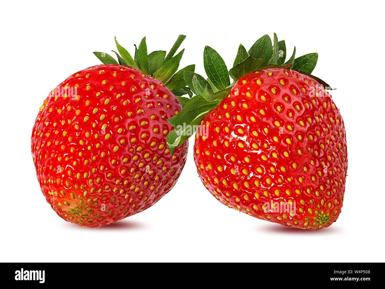 Strawberry isolated on white background Stock Photo - Alamy