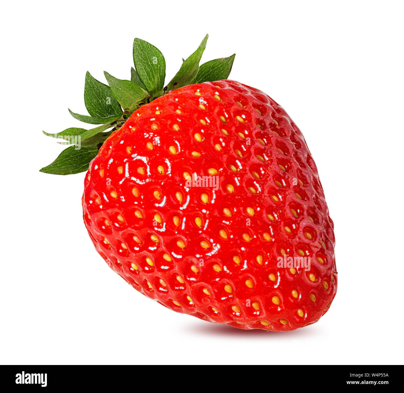 Strawberry isolated on white background Stock Photo - Alamy
