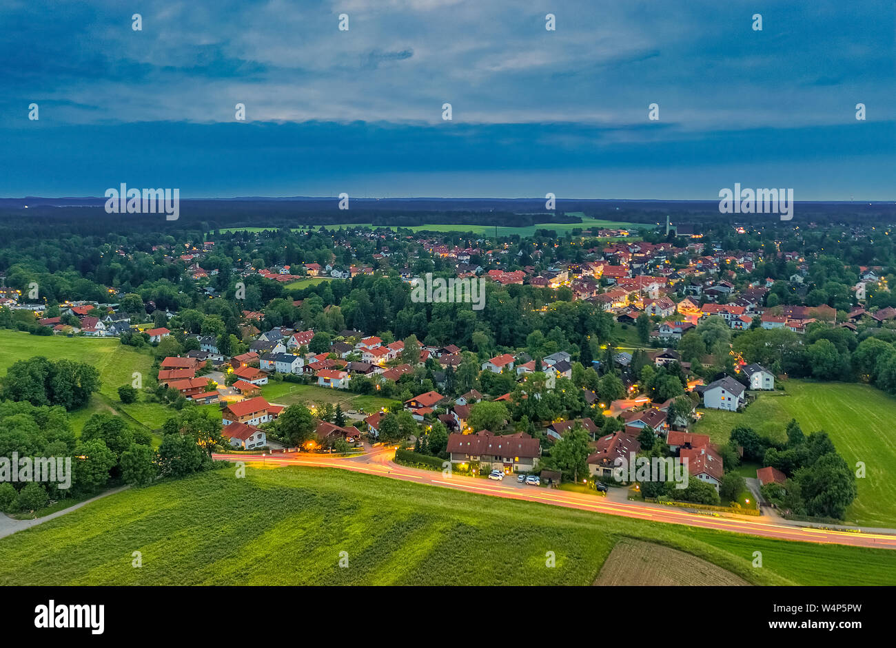 Aerial panoramic view little hi-res stock photography and images - Alamy