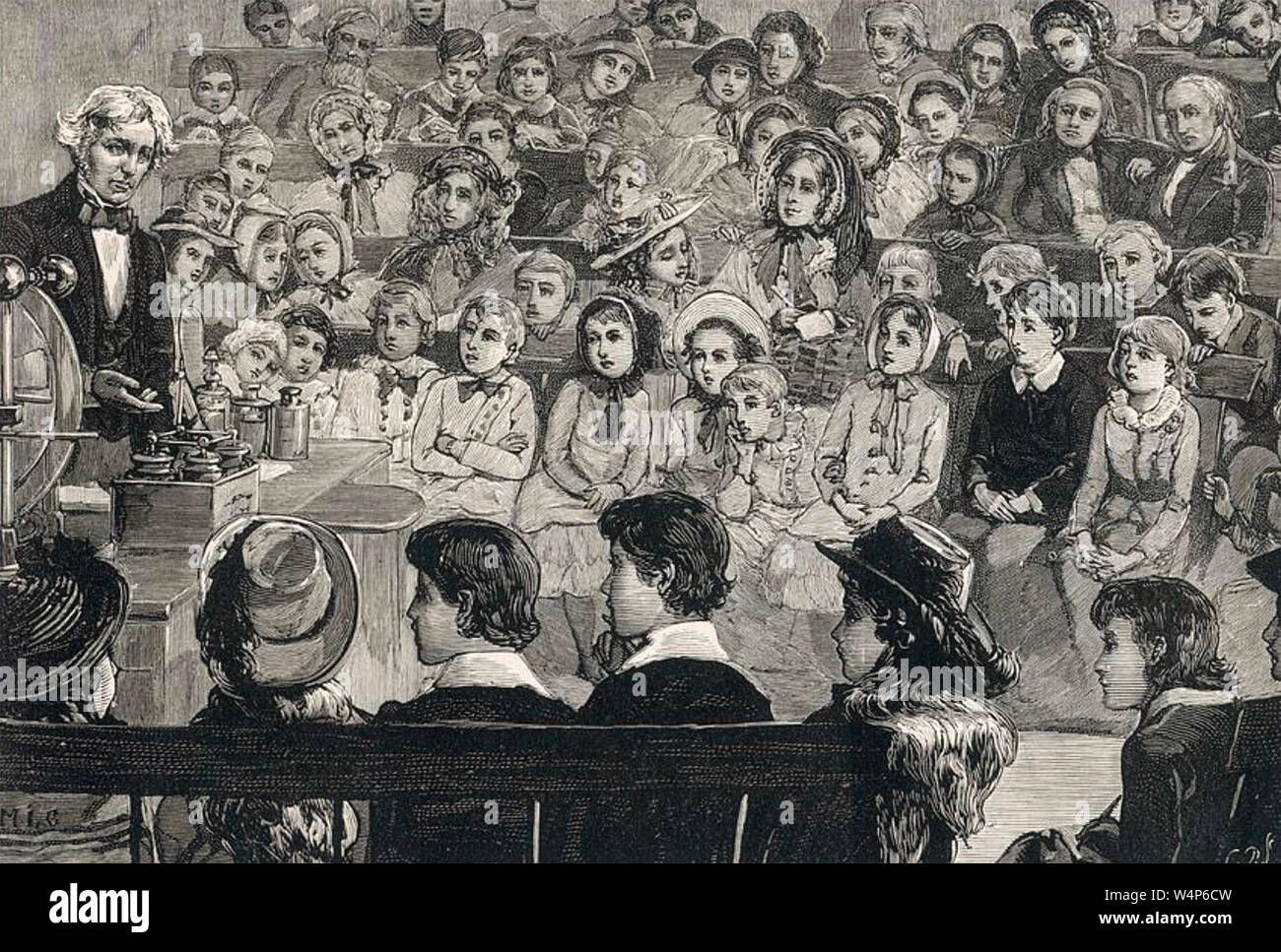 MICHAEL FARADAY (17911867) English scientist giving one of his