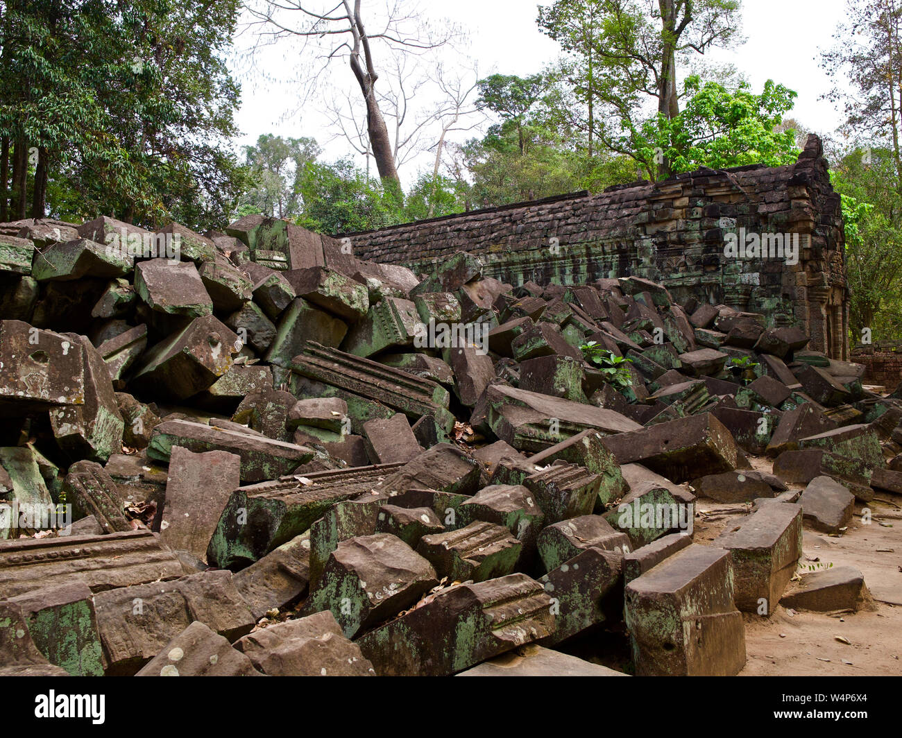 Architecture of ancient temple complex Angkor, Siem Reap, Cambodia