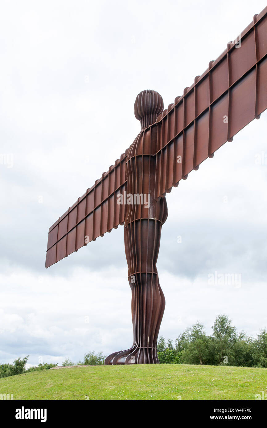 Angel of the North sculpture Gateshead, Newcastle, England, United Kingdom. Stock Photo
