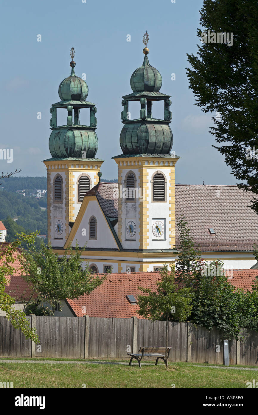 pilgrimage church Mariahilf, Passau, Lower Bavaria, Germany Stock Photo