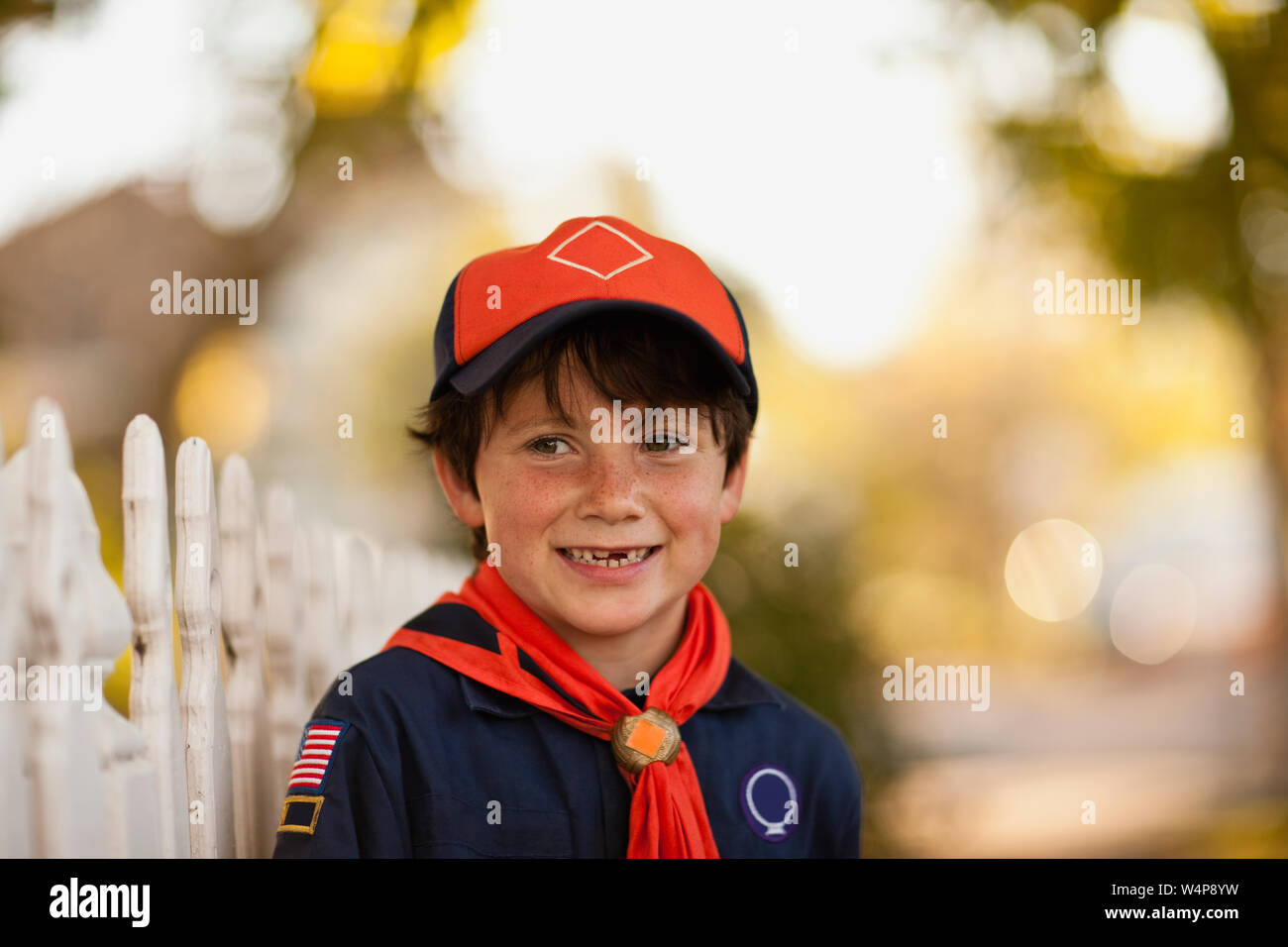 Boy boys male kids children scout hires stock photography and images