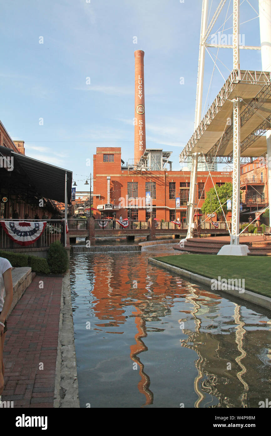 The American Tobacco Historic District in Durham, NC, USA Stock Photo