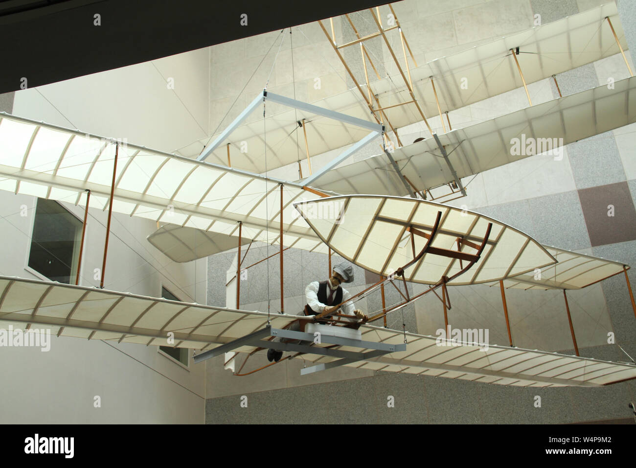 Replica of one of the Wright Brothers' gliders at North Carolina Museum