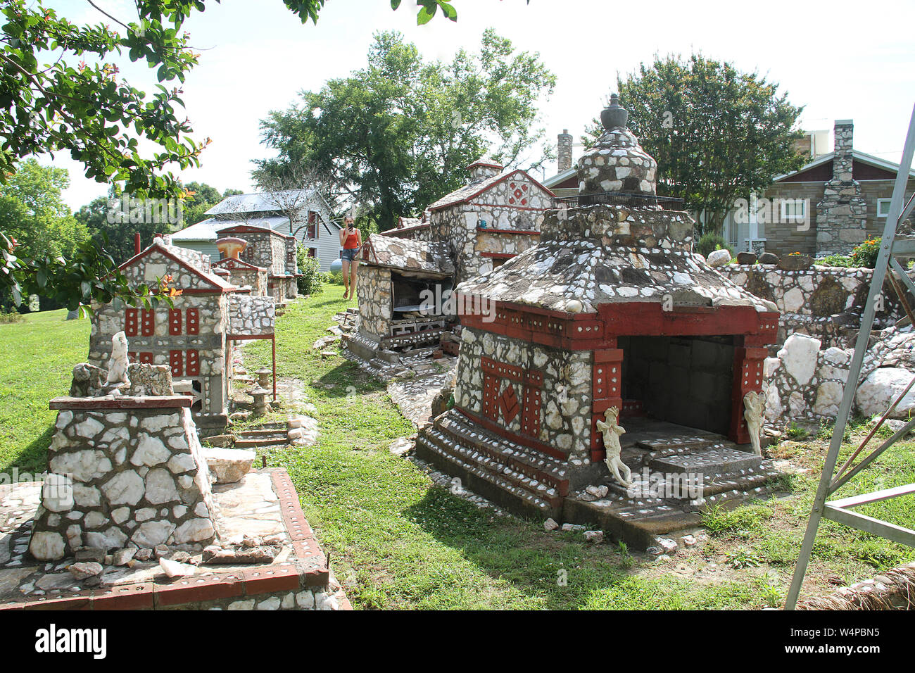 ShangriLa Stone Village in Prospect Hill, NC, USA Stock Photo Alamy