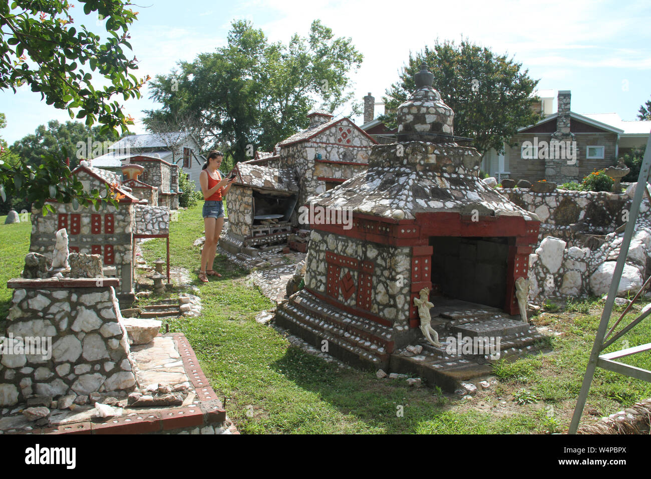 ShangriLa Stone Village in Prospect Hill, NC, USA Stock Photo Alamy