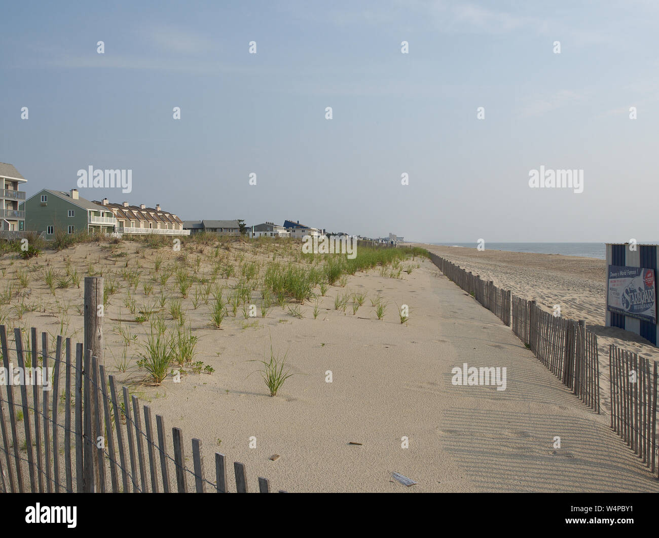 landscape of Beach house on Dewey Delaware beach coast Stock Photo Alamy