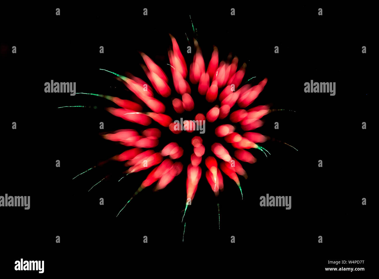 Abstract Fireworks Photo Stock Photo