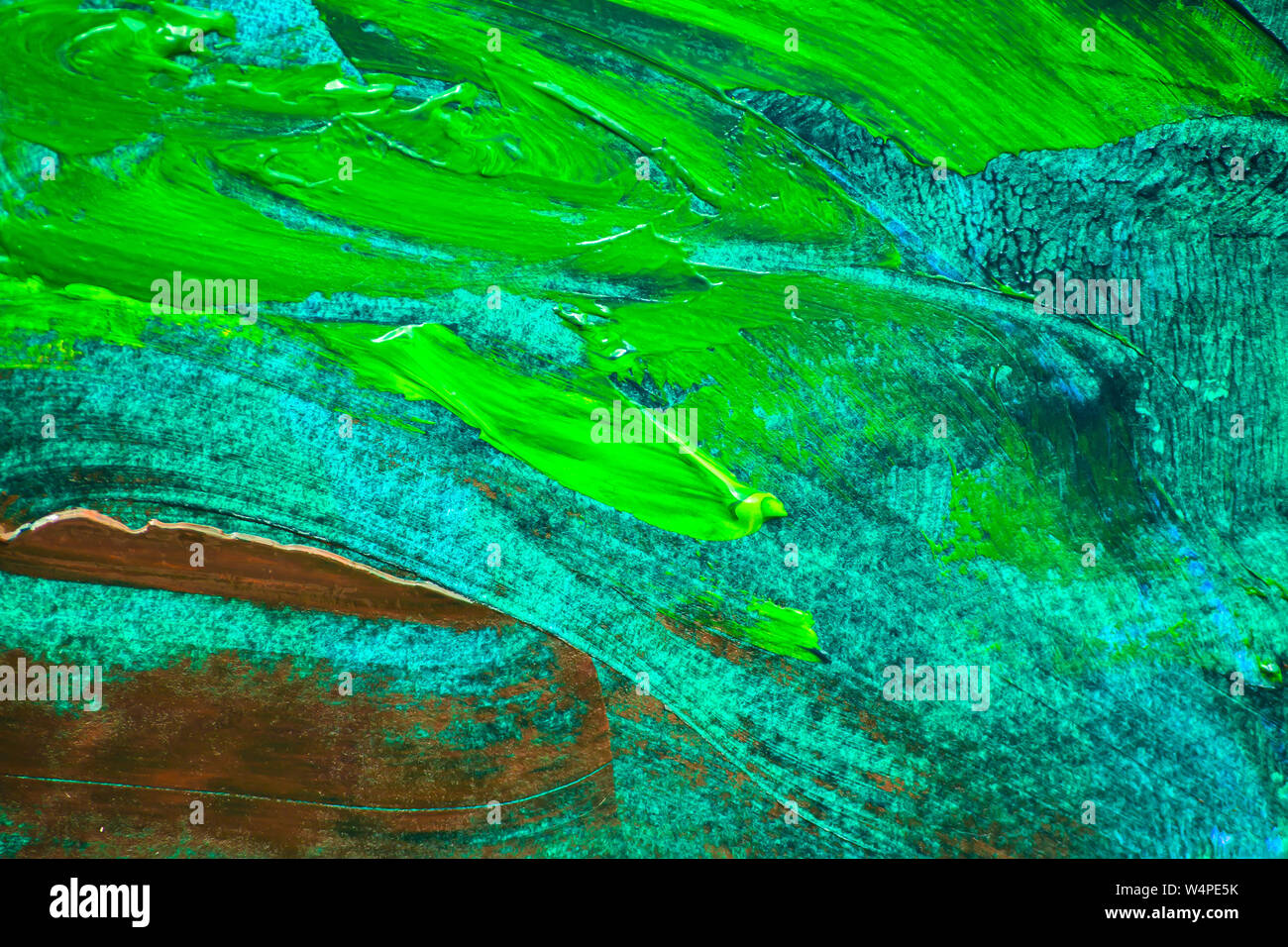 Abstract Acrylic Oil Paint Close Up On Canvas Texture Background ...
