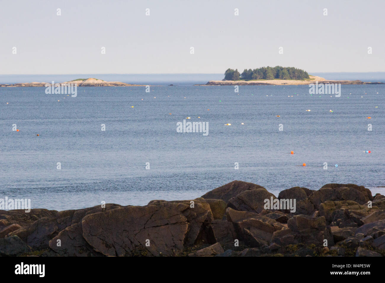 Islands in Gouldsboro Bay, Maine Stock Photo Alamy