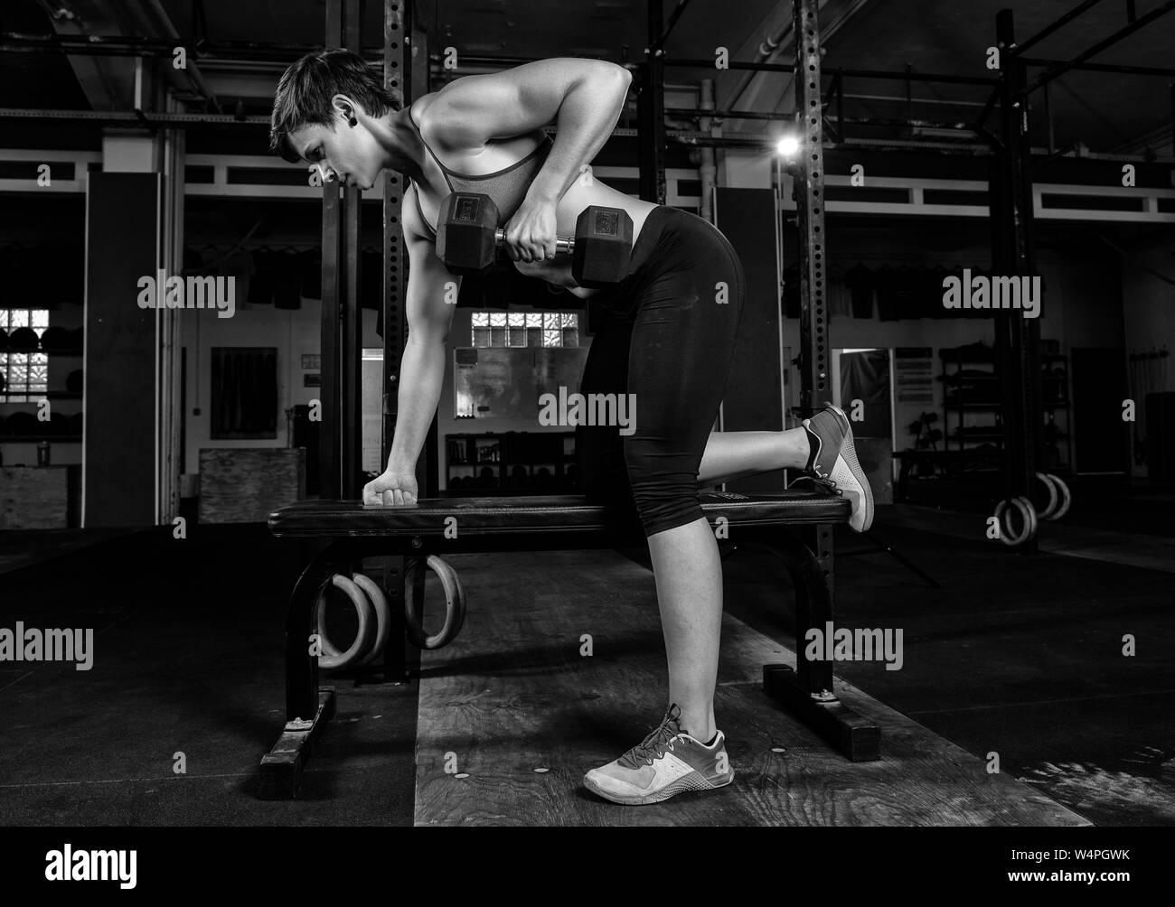 Personal trainer Black and White Stock Photos & Images - Page 2 - Alamy