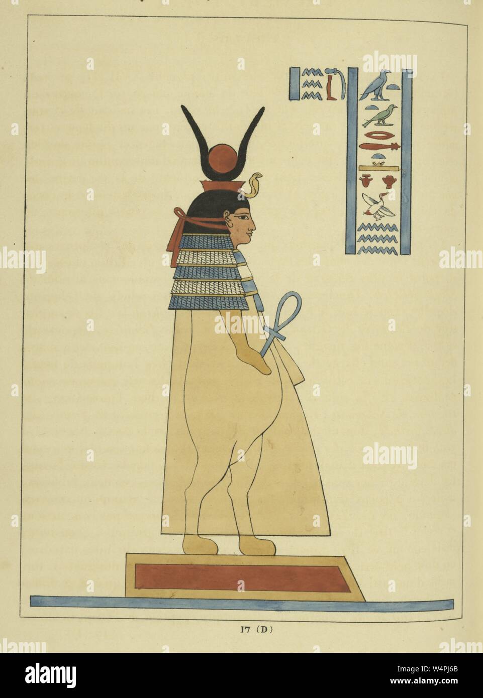 Ancient Egyptian goddess Taweret, the goddess of childbirth and
