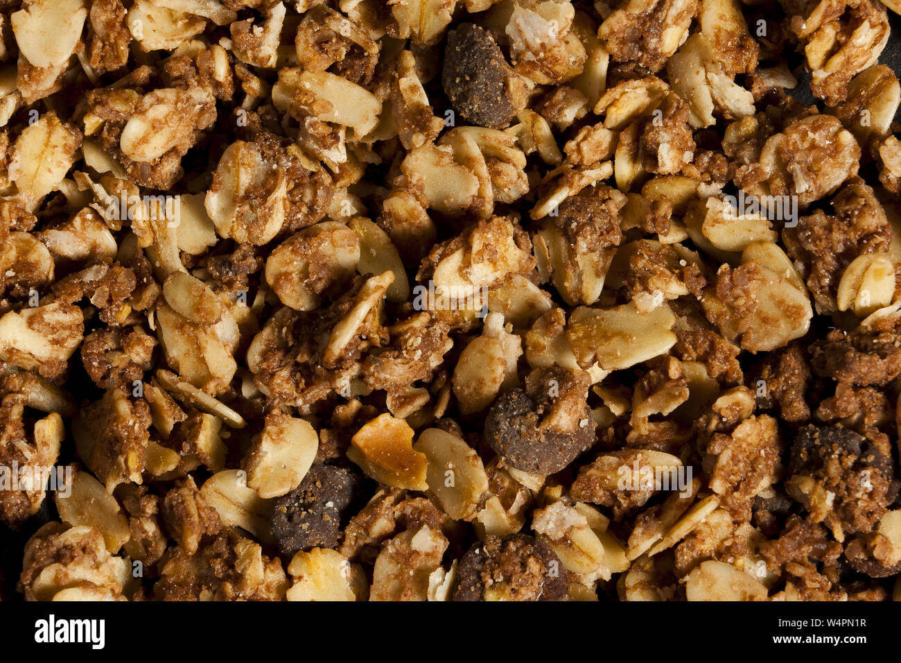 Muslli Food Texture Dry muesli from above texture Stock Photo - Alamy