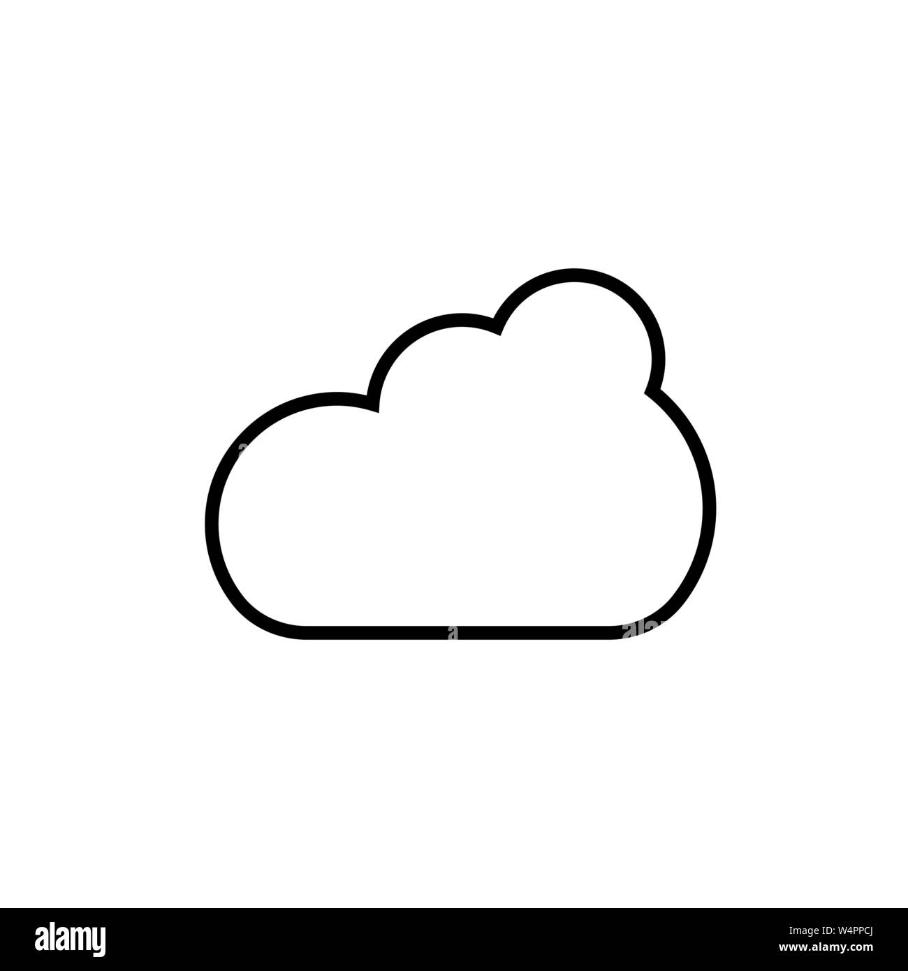 Cloud template vector icon illustration design Stock Vector Image & Art ...
