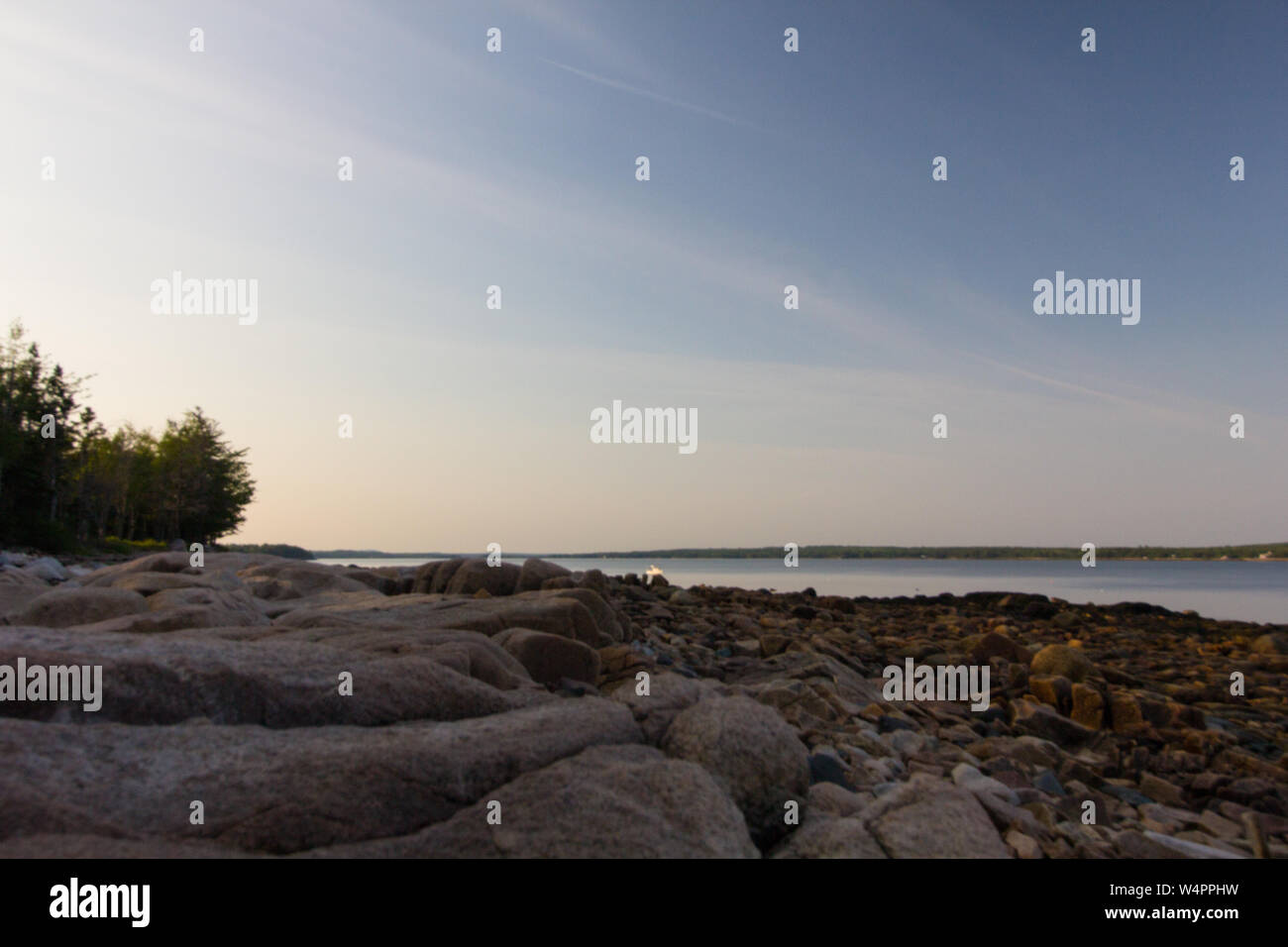 Summer Day on Gouldsboro Bay, Maine Stock Photo Alamy