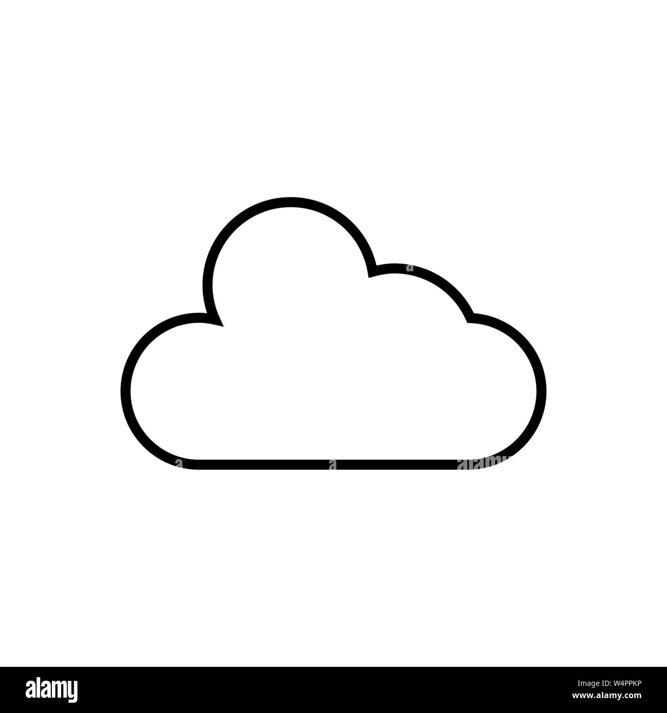 Cloud template vector icon illustration design Stock Vector Image & Art ...