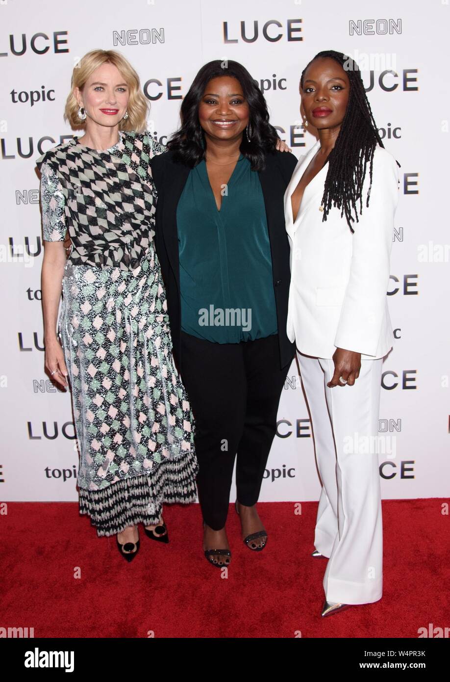 New York, NY, USA. 24th July, 2019. Naomi Watts, Octavia Spencer and