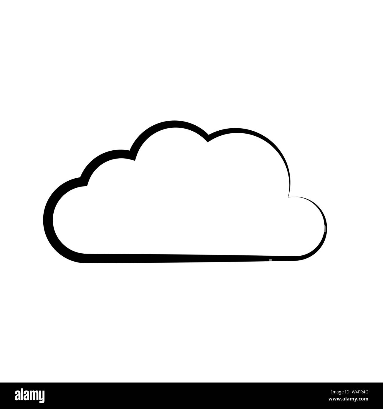 Cloud template vector icon illustration design Stock Vector Image & Art ...
