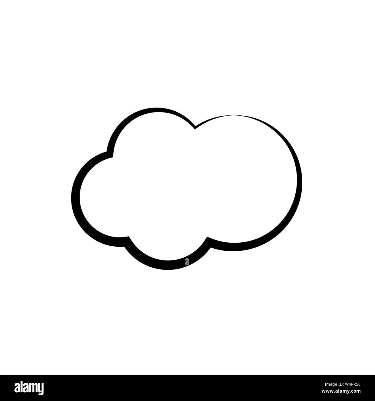 Cloud template vector icon illustration design Stock Vector Image & Art ...