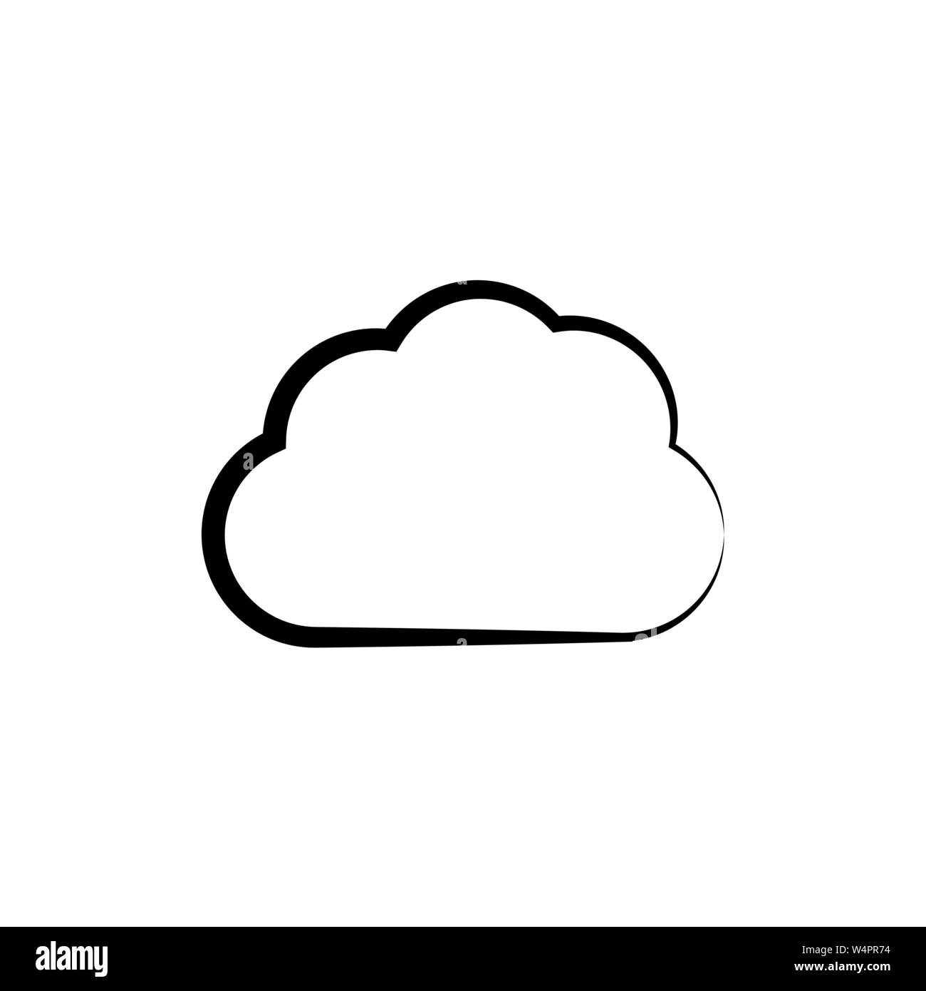 Cloud template vector icon illustration design Stock Vector Image & Art ...