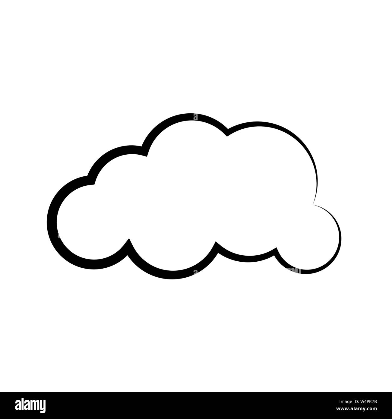 Cloud template vector icon illustration design Stock Vector Image & Art ...