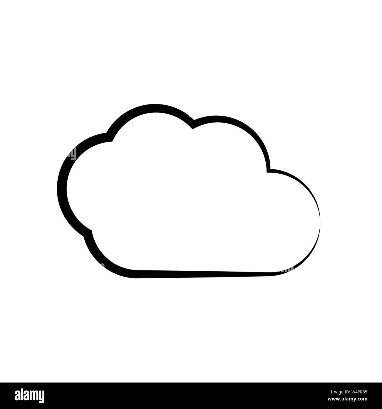Cloud template vector icon illustration design Stock Vector Image & Art ...