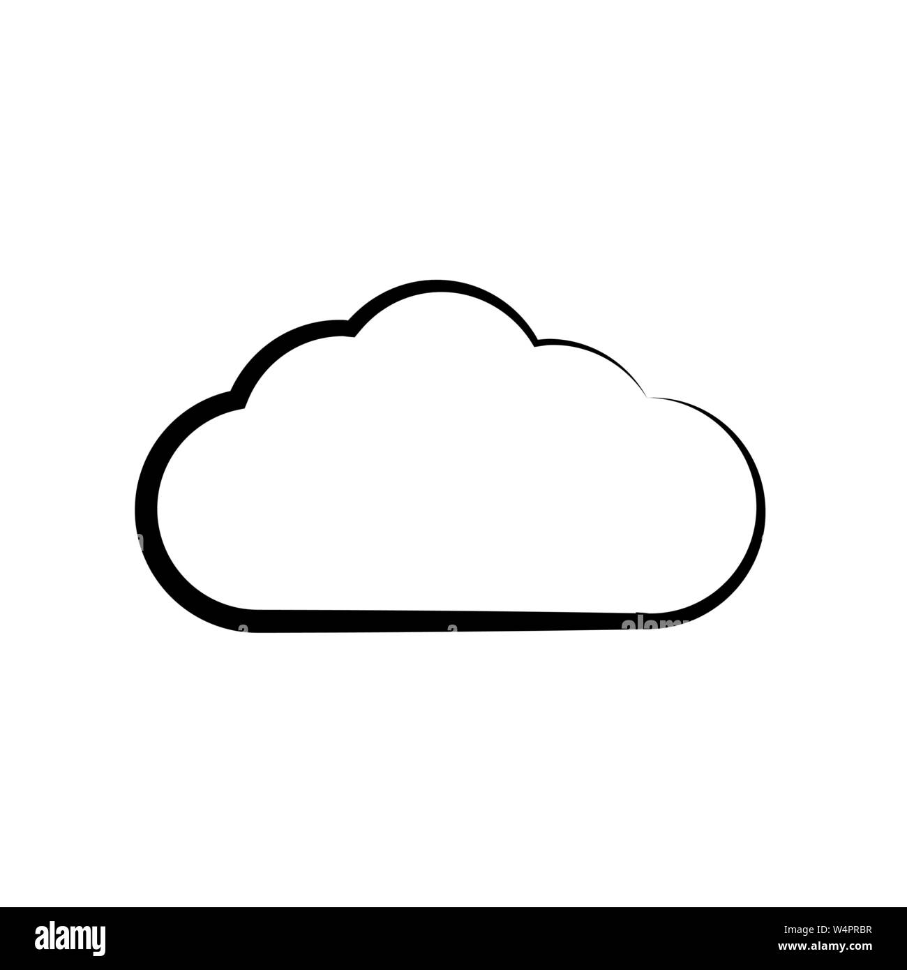 Cloud template vector icon illustration design Stock Vector Image & Art ...